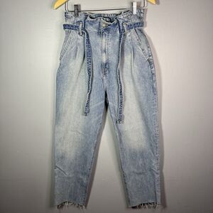 Abercrombie & Fitch Womens Blue Jeans Size 30 | 10 A&F Mom Jean High Rise Denim